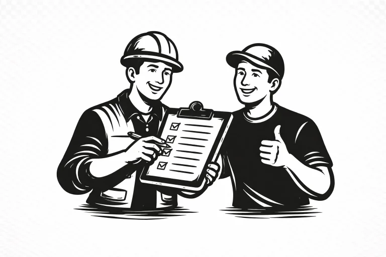 Finish Site & Customer Happy Icon