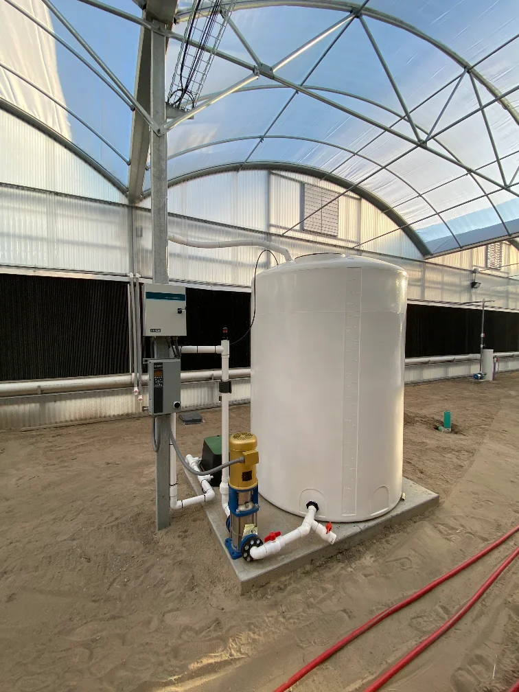 Grade for irrigation pump and site pads in Myakka City